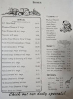 Parkside Grocery Deli menu