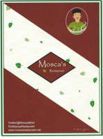 Mosca's menu