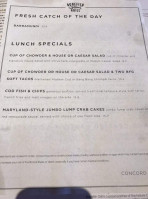 Bonefish Grill menu