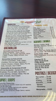 Baleadas Grill menu