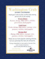 Washington Crab Seafood Shack food