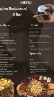 Krajina Restaurant Bar menu