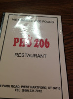 Pho 206 food