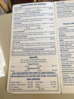 Three Chopt Sandwich Shoppe menu