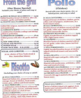 I Bambini Italian menu