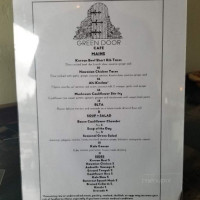 Green Door Cafe menu