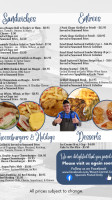 Mount Carmel Cafe menu