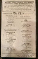 The Brass Monkey menu