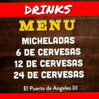 El Puerto De Angeles Iii menu