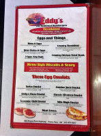 Eddie's Old Fashion Hamburgers menu