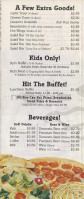 Spiro's Pizza Pasta menu