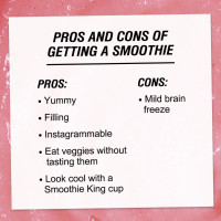 Smoothie King menu