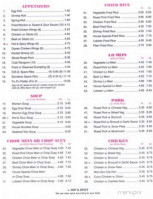 Golden City Chinese menu