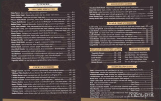 Hennings Tasty Indian Bistro menu