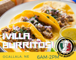 Villa Burritos food