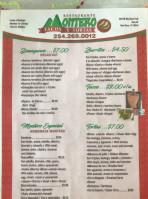 Montero Tacos Y Tortas menu