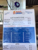 Meat And Greek Truck menu