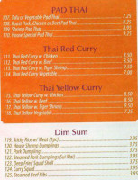 China 8 menu