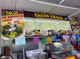 Tacos Chaco menu