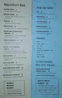 Seadogs menu
