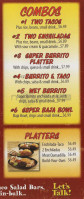 Taco Del Mar menu