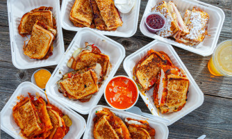 The Melt Grilled Cheese Truck food