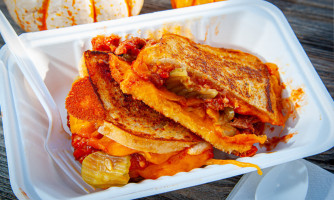 The Melt Grilled Cheese Truck food