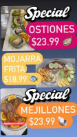 Cocos Mariscos menu