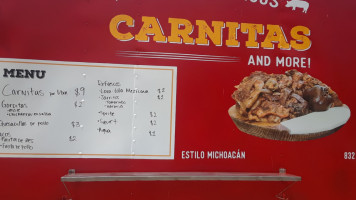 Diego’s Famous Carnitas menu