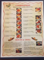 Pericos Mexican menu