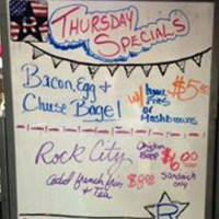 Rock City Diner menu