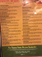Zalsa's Taco Shop menu