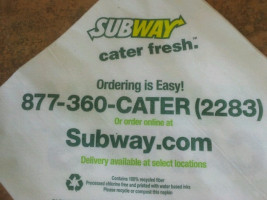 Subway food