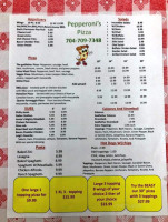 Pepperoni's Pizza menu