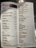 Joe's Burgers menu
