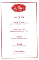 Sortino's Italian Kitchen menu