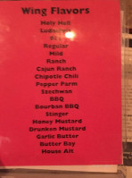 Bixler's Lodge menu