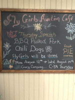 Fly Girls Cafe menu