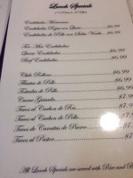 Casa De Mi Padre menu