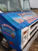 La Mexicana Taco Truck inside