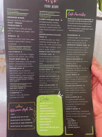 Kixi Cafe menu