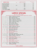 China Fun menu