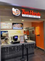 Two Hands Corn Dog Grand Prairie food