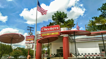 Checkers outside