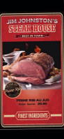 Jim Johnston's Steak House food