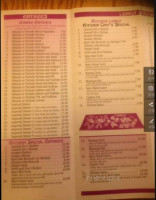 Fuji Steakhouse Japanese menu