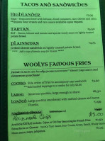 Woolys Neighborhood Celtic Pub menu