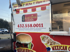 M M's Carnival Foods Food Truck Midland Tx outside