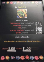 Lupita's Authentic Mexican Food menu