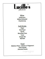 Lucille's menu